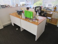 Contents of Office including; Corner Desk, Desks, 4 Drawer Filing Cabinets etc - 3