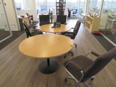 2 x Round Meeting Tables
