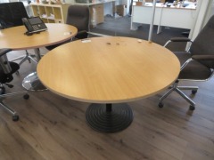 2 x Round Meeting Tables - 3