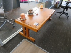 1 x Solid Timber Coffee Table - 2