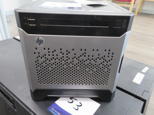 Hewlett Packard Storage System, Proline Micro Server Gen 8