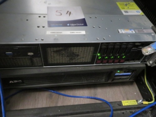 Hewlett Packard Server
8 x SAS Hard Drive Slots - No Hard Drives
Rack Mountable
240 Volt
