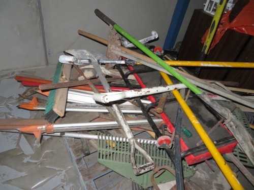 Pallet of Concreting Tools