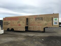 CUSTOM MADE COOKING SCHOOL EXPANDABLE SEMI TRAILER COST $1 MILLION - 8