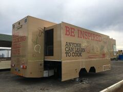 CUSTOM MADE COOKING SCHOOL EXPANDABLE SEMI TRAILER COST $1 MILLION - 9