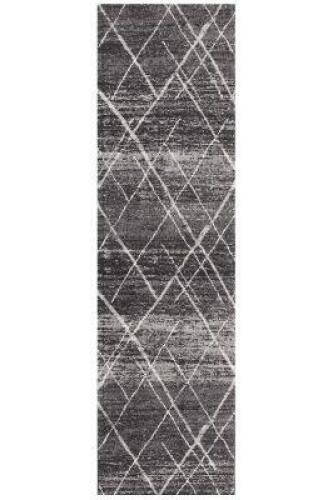 Oasis 452 Charcoal 300x80cm Runner Rug