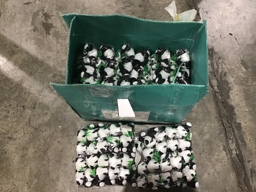 Box of Keyring Panda’s with Suction Cups