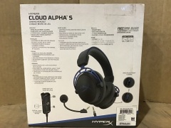 HyperX Cloud Alpha S Blue Gaming Headset - 4