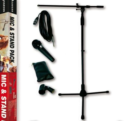 Carson MPKAMS1 Microphone Stand Pack