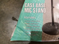 Xtreme Cast Base Microphone Stand Straight Black MA367B - 3