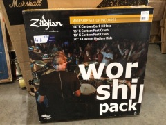 Zildjian K Custom Worship Cymbal Value Pack ZKC0801W - 2