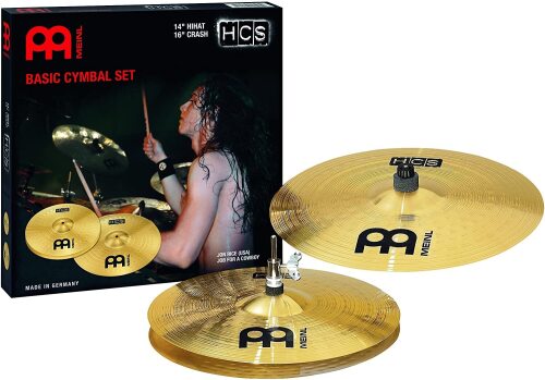 Meinl HCS1416 Cymbal Set - 14" Hi Hat and 16" Crash
