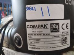Compak K3 Push Coffee Grinder Matte Black - 4