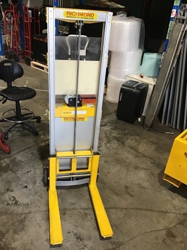 Yellow Genie winch trolley lift, stacker, loader