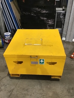 Yellow Site Tool Box Storage