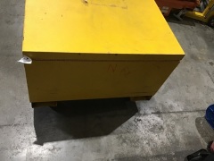 Yellow Site Tool Box Storage - 4