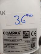 Compak E5 OD Matte white (Ex demo missing top attachment) - 4