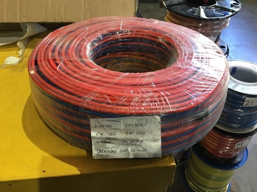 30m red and blue cable TW2.5R/BU