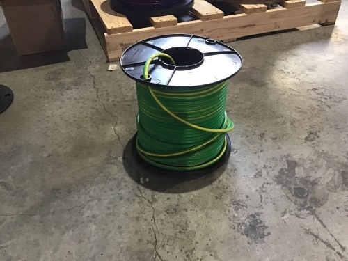 Green and Yellow earth wire, single core Building cable