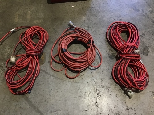 3 x Extension leads