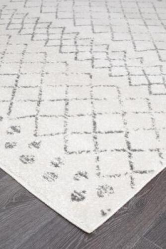 Oasis 454 Silver 300x80cm Runner Rug
