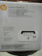HP LaserJet Pro M15w White Printer - 3