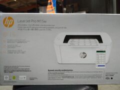 LaserJet Pro M15w white printer - 3