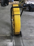 Large cable pulling fibreglass rod reel. - 3