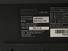 Lenovo 23.8 Inch Full HD Monitor L24e-20 - 3