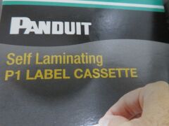 12 x Panduit Selt Laminating P1 Label Cassettes etc - 3