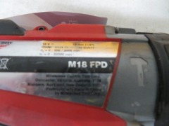 Milwaukee 18 volt Screw Driver and Charger
5.0AH Red Lithium-ION Battery - 4