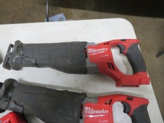 2 x Milwaukee Reciprocating Saw & Charger - 2