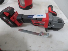 Milwaukee M18 CAG 12XPD Grinder
5.0AH Red Lithium-ION Battery - 2