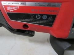 Milwaukee M18 CAG 12XPD Grinder
5.0AH Red Lithium-ION Battery - 3
