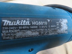Makita parts in box
1 x Blower
1 x Heat Gun - 6