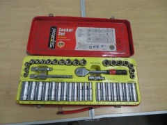 Super Tool 42 piece Socket Set 3/8" Metric and Imperial