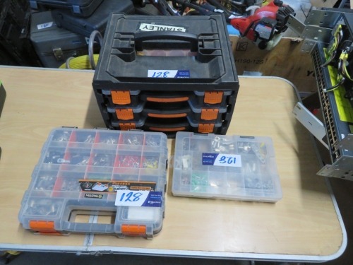 3 x Carry cases with Electrical Terminals and Fittings