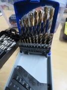 6 x Part boxes of Drill Bits, assorted sizes 10mm-13mm - 6