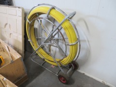 Cable Runner on Trolley Fiber Optics