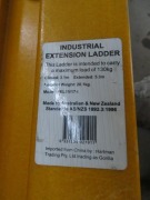 Gorilla Fibreglass Industrial Extension Ladder
3m - 5.3m - 3
