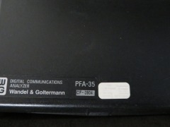 MFB Power One Wandel & Goltermann Digital Communications Analyser
PFA-35 - 2