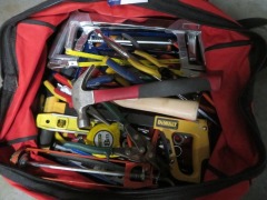 Milwaukee Bag and large selection of Tools for Electricians including;
Screw Drivers, Hammer, Tapes, Cutters etc - 2