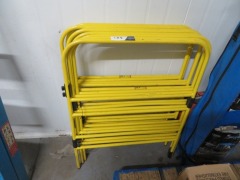2 x Sets of Yellow Frames, 700 x 940mm H