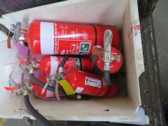 3 x 9Kg ABE Powder Fire Extinguishers
1 x 4.5Kg ABE Powder Fire Extinguishers
4 x 1.5Kg ABE Powder Fire Extinguishers - 2