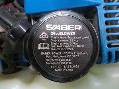 Saber 26cc Blower 
Petrol Model - 3
