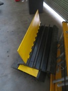 2 x Safety Ramps, 1 x Trolley, 4 Wheel, 800 x 450 x 100mm H - 2