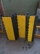 2 x Safety Ramps, 1 x Trolley, 4 Wheel, 800 x 450 x 100mm H - 3