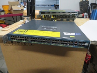 Cisco Systems Catalyst 4948 Switches, Model: WS-C4900 Series