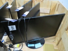 5 x 22" Computer LED Monitors, assorted - 2