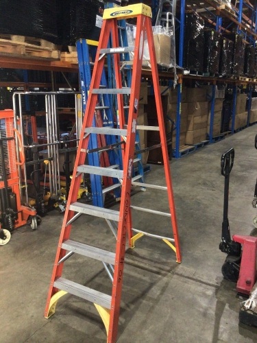 Werner Double Sided Step Ladder 2.4m Orange